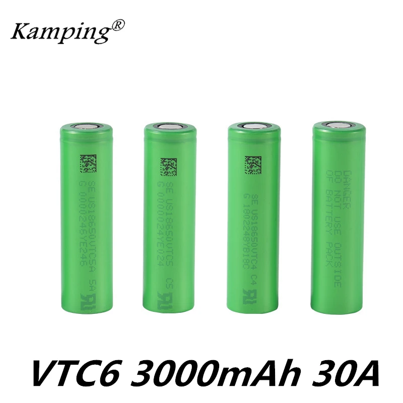 2020 100% оригинальный VTC6 18650 в 3000 мАч литий ионный 3 7 аккумулятор для использования