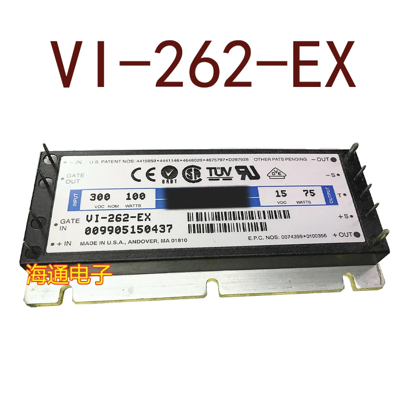 

Original-- VI-262-EX DC300V-15V75W5A 1 year warranty ｛Warehouse spot photos｝