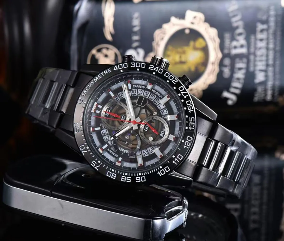 

Quartz watch men watches Top Brand sport waterproof Luxury tonneau Automatic Tourbillon Business Multi function Wristwatch man