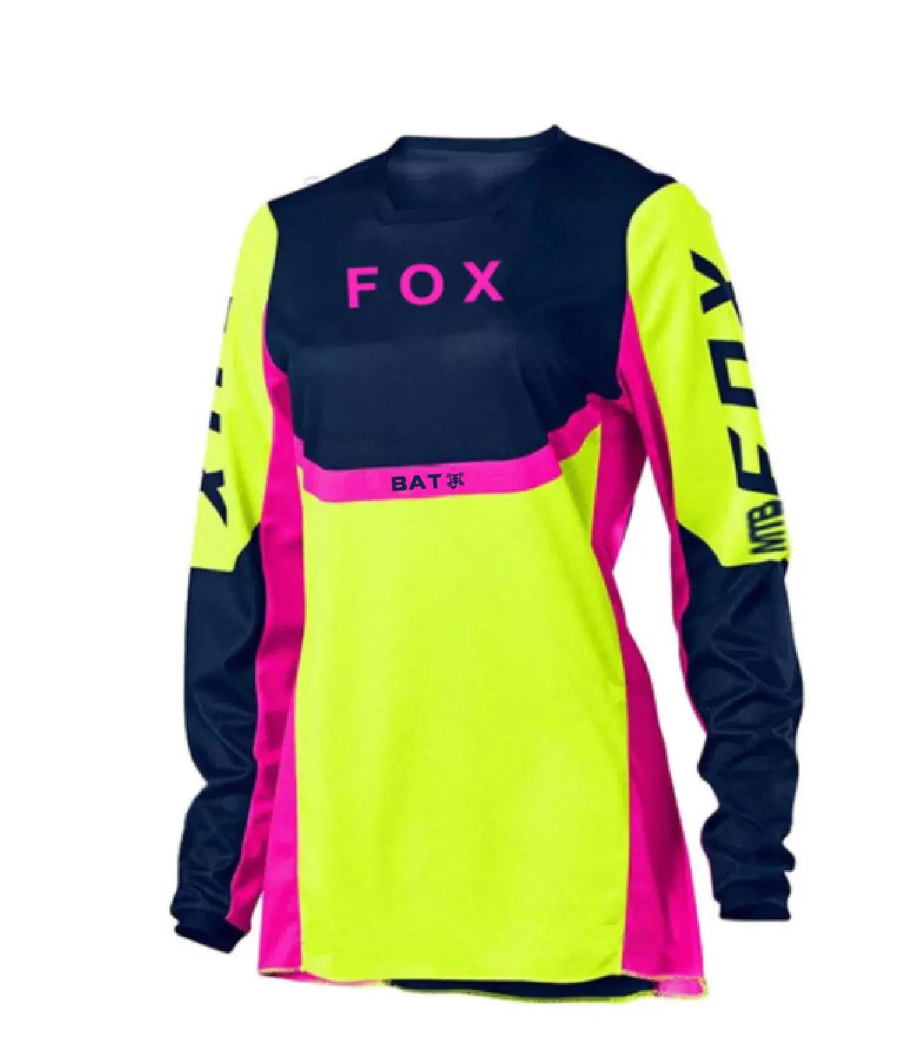 2022 розовая горная Джерси FOXMTB для мотокросса MTB рубашка велосипеда женская