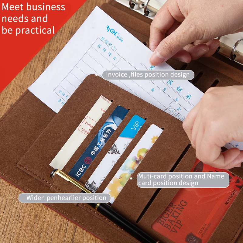 Блокнот для записей на заказ A5/A6 коричневый кожаный с бархатной подкладкой |