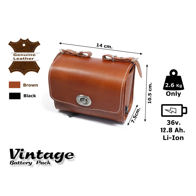 Винтажный литиевый аккумулятор для электровелосипеда 36 В 18650 Ач дюйма