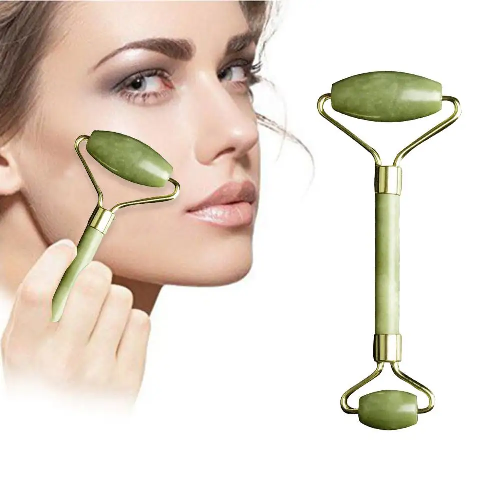 

Natural Jade Massage Roller Body Scraping Board Set Facial Slimming Roller Women Skin Tightening Care Accessories