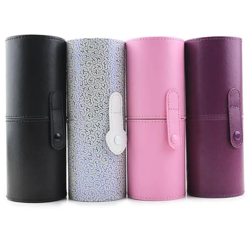 1 шт. держатель кистей для макияжа из искусственной кожи дорожная косметичка