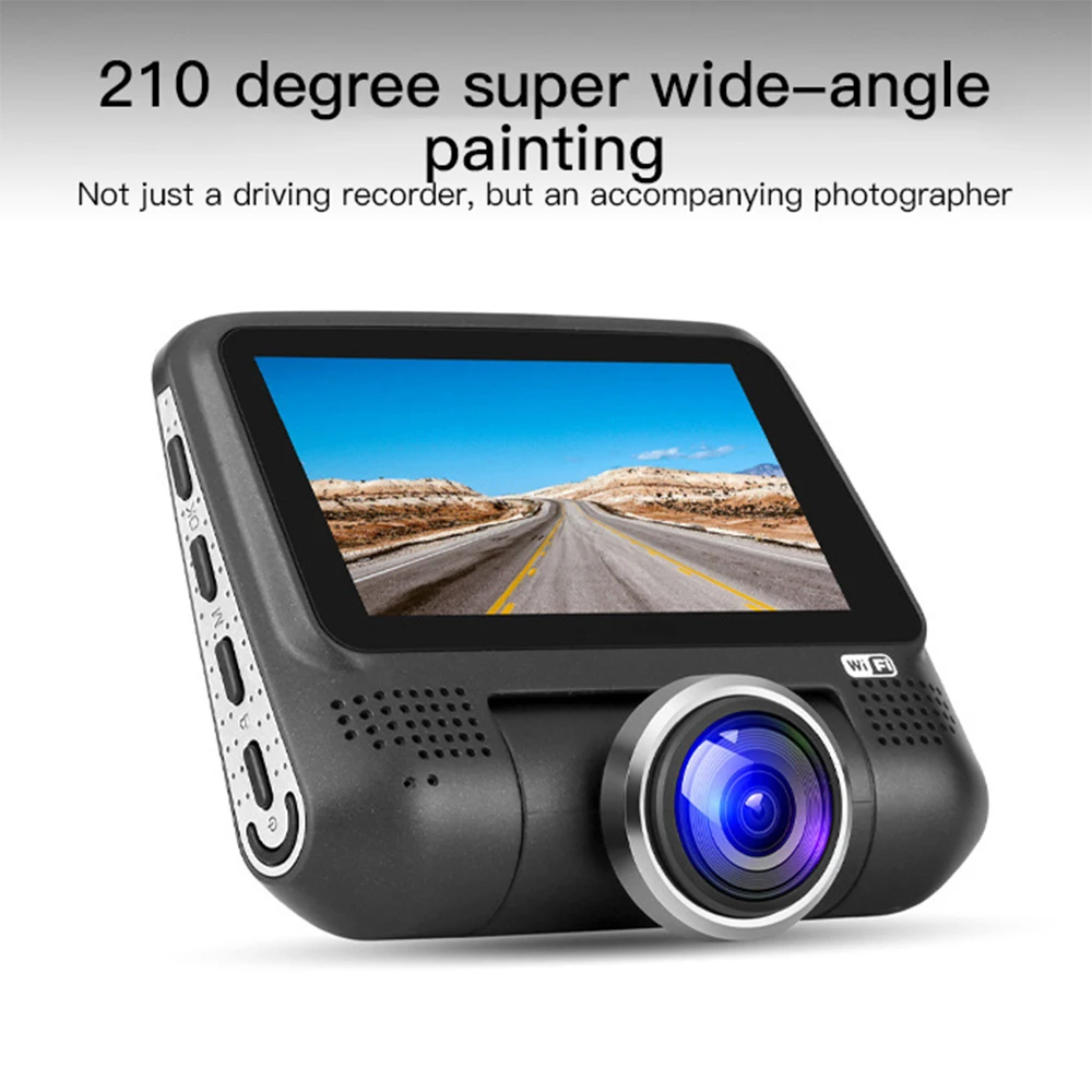 Скрытый Автомобильный видеорегистратор 3 дюйма автомобильная Беспроводная