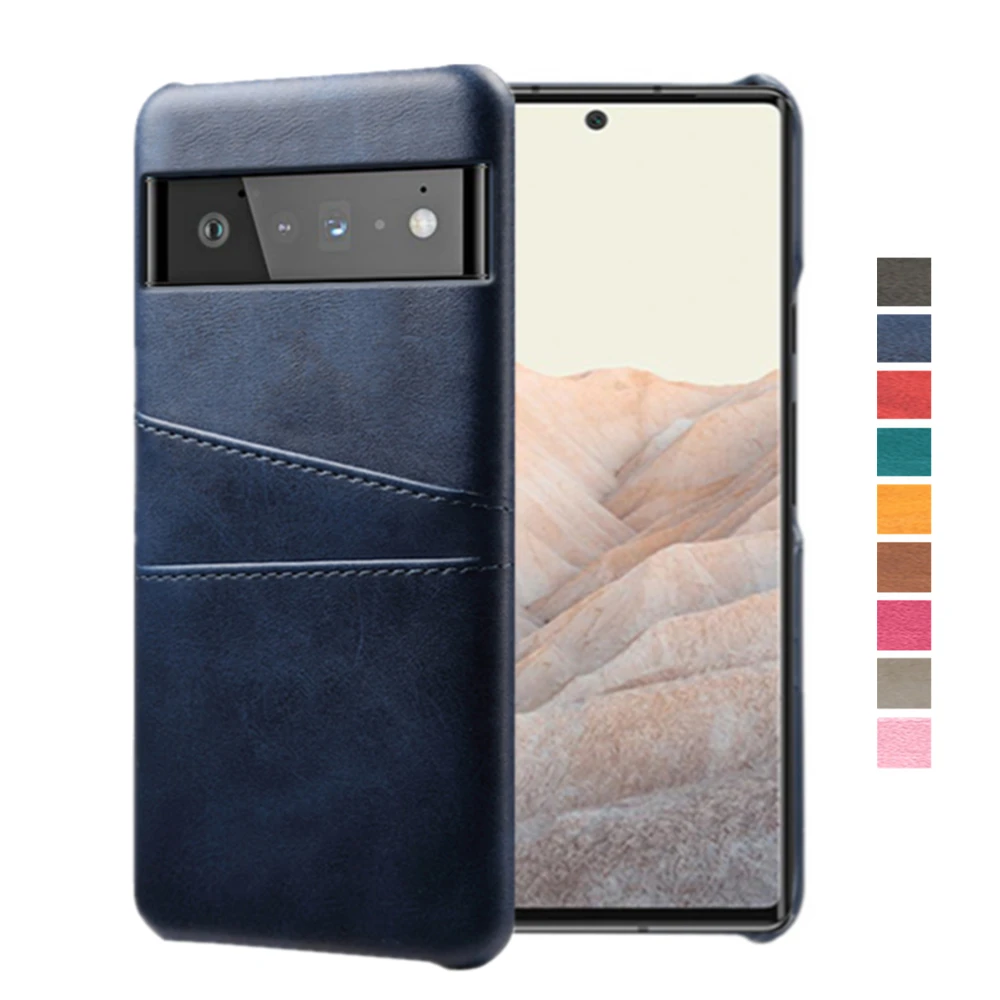 

Retro PU Leather Cover Funda For Google Pixel 6 Pro 6pro Coque Card Slots Wallet Case For Google Pixel6 PRO 5G 6.67" 2021 Capa