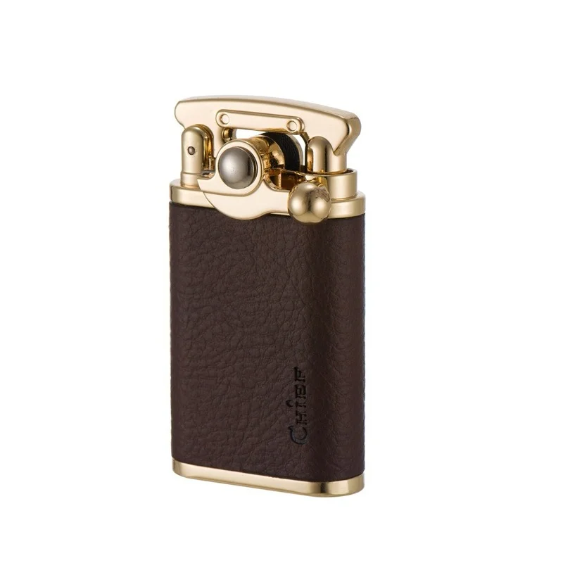 

Rocker Arm Lighter Lychee Pattern Crocodile Pattern Laminated Metal Windproof Kerosene Lighter Regalos Para Hombre Originales