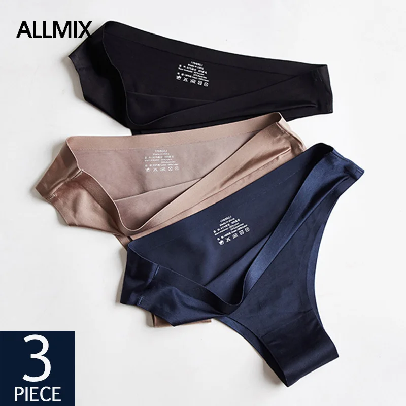 ALLMIX 3 шт./компл. пикантные Для женщин спортивные трусы комплект детского нижнего