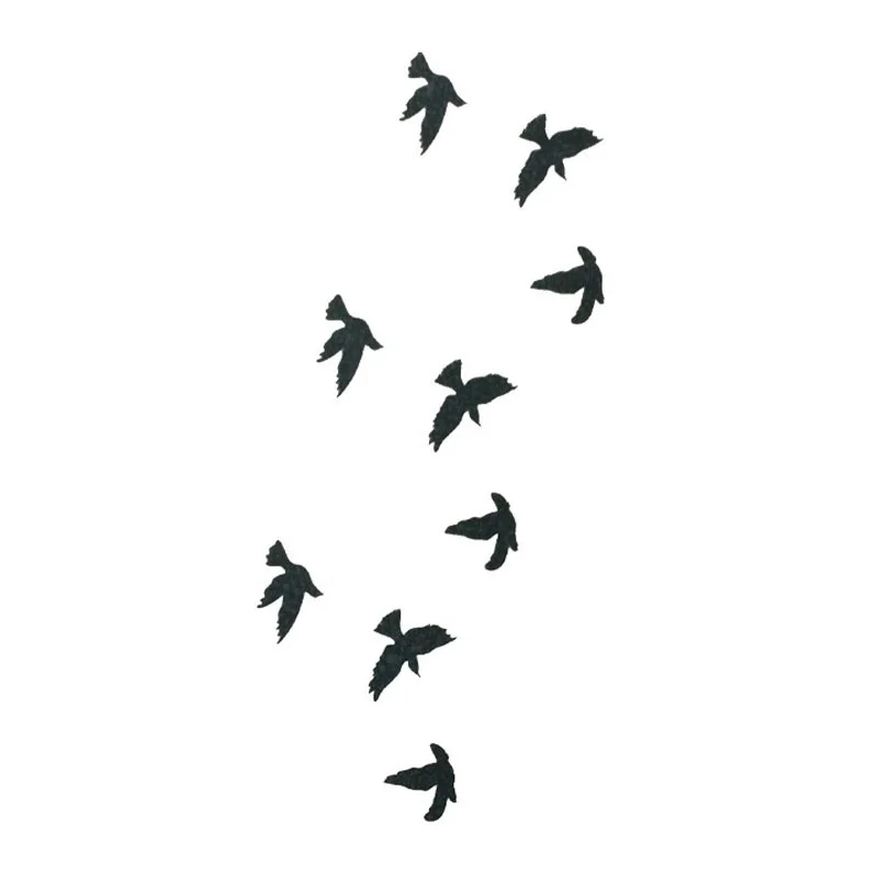 Съемная непромокаемая Татуировка наклейка в форме птицы|Временные тату| |