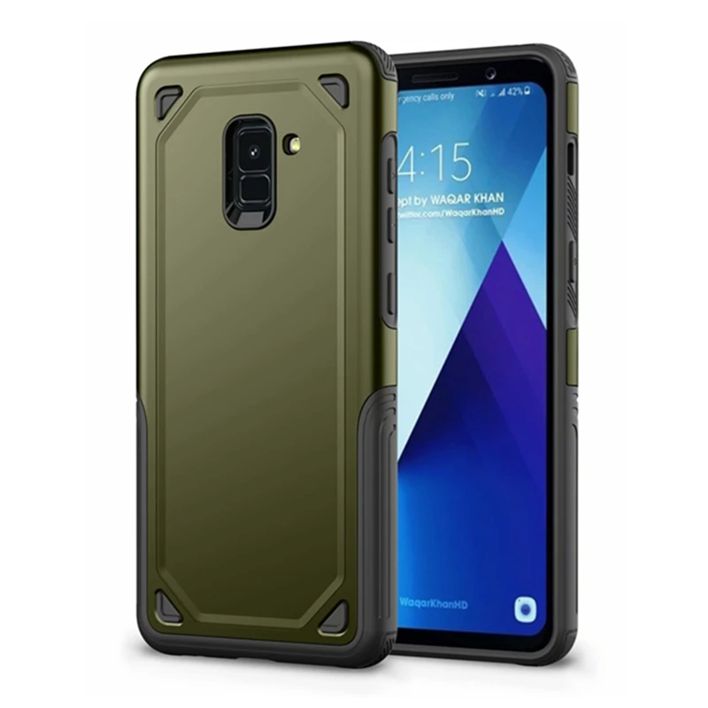 Роскошный военный противоударный прочный защитный чехол для телефона Samsung Galaxy A6