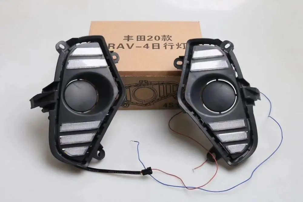 Для Toyota RAV 4 RAV4 2019 2020 желтый сигнал поворота Водонепроницаемый ABS 12 В Автомобильные