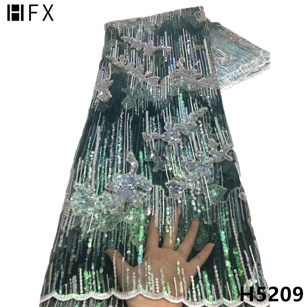 HFX новейшая Тюлевая кружевная ткань французское Сетчатое кружево африканская с