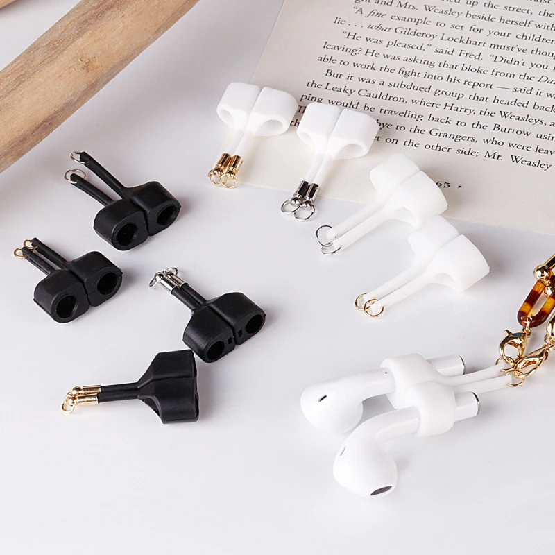 

For AirPod Magnetic Earhooks Protective Earhook Anti-lost Chain 2Pcs Wireless Earphone Earhooks Holder For AirPods Case