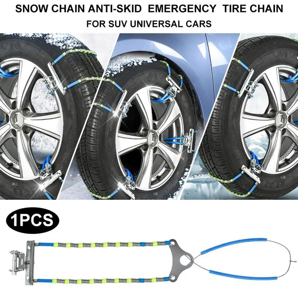 HiMISS Car Tyre Winter Roadway Safety Tire Snow Adjustable Anti-skid Double Snap Skid Wheel Chains | Автомобили и мотоциклы