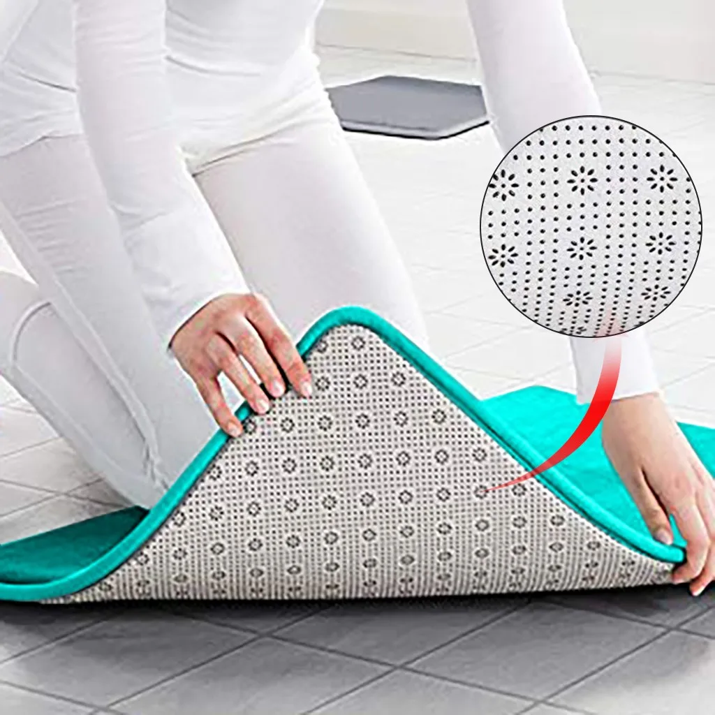 Коврик для ванной с эффектом памяти нескользящий коврик сильным абсорбирующим