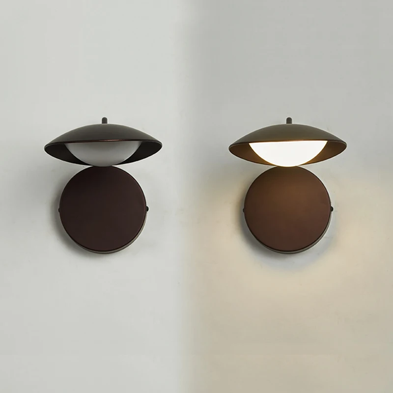 

Настенный светильник в скандинавском стиле, роскошный современный минималистичный светодиодный вращающийся прикроватный светильник для ...