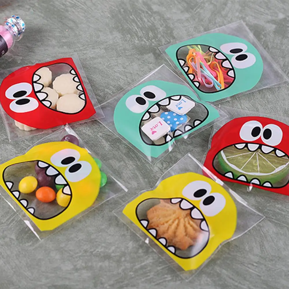 100 шт. милые большие пластиковые пакеты|Подарочные сумки и упаковка| |