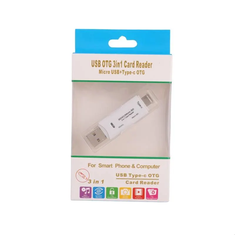 USB Converter Type C / Micro 2.0 SD Memory Card Adapter Reader for MacBook Laptop SD/TF OTG Readers | Электроника