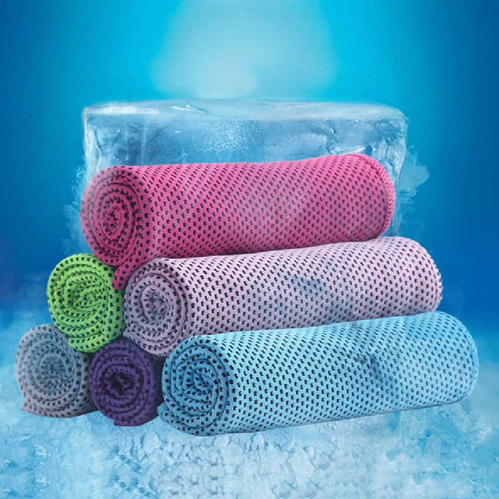 Fitness Fast Cold Sports Towel Portable Microfiber Fabric Quick-drying Ice Towel