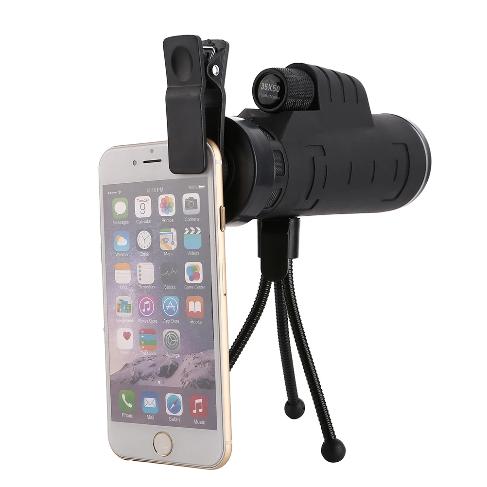 Регулируемый монокулярный телескоп 35X50 мощный широкоугольный зрительный прицел