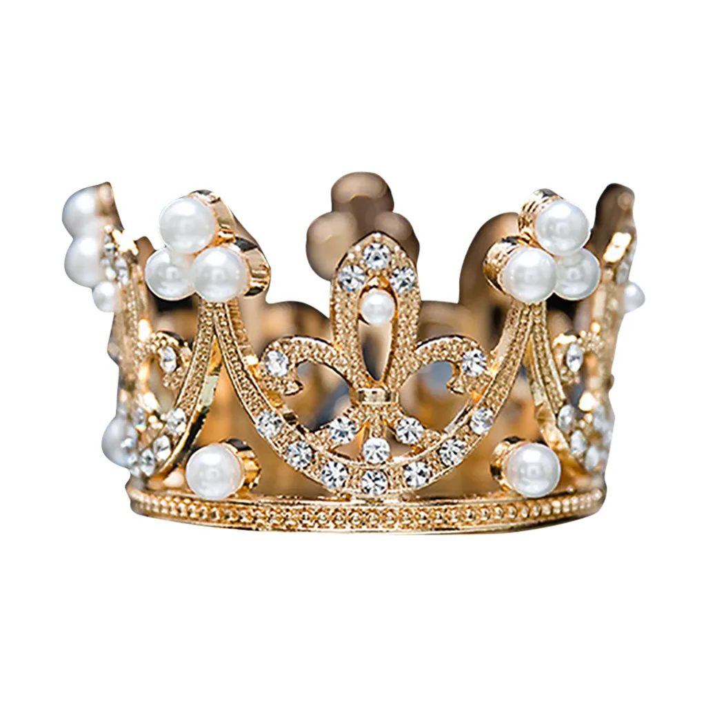 2019 Children Crown Tiara Queen King Diadem Prom Headdress Boys and Girls Tiaras Crowns for Birthday Cake hair jewelry | Дом и сад