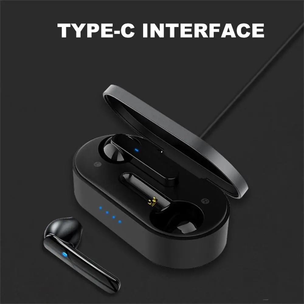 

New T10 TWS True Wireless Headphones 5.0 Bluetooh Earphones HIFI Sound Stereo Waterproof Sports Headset Earbuds With LED Display