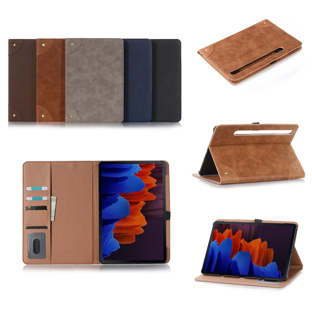 Чехол-книжка из искусственной кожи для Samsung Galaxy Tab S7 Plus 12 4 дюйма SM T970 T975 |