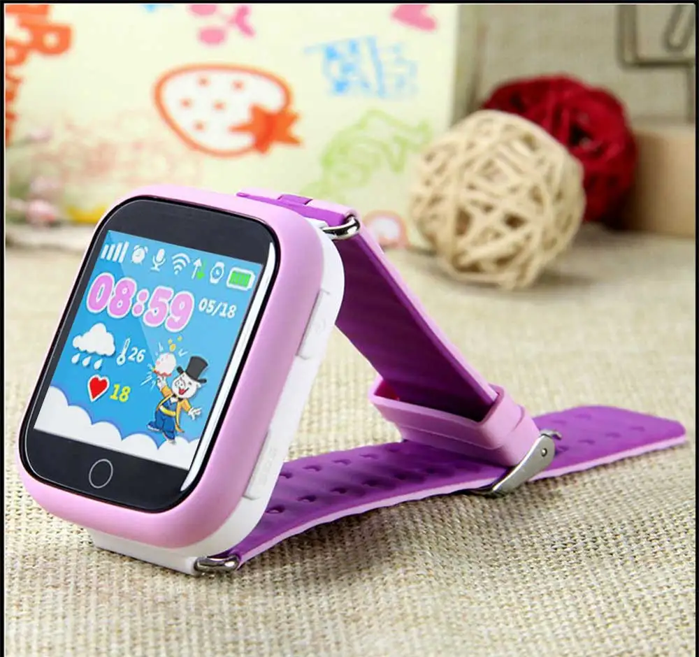 Gps умные часы Q750 Q100 Детские умные часы с 1,54 дюймовым сенсорным экраном SOS устройство отслеживания местоположения вызова для детей безопасный PK Q50 Q90