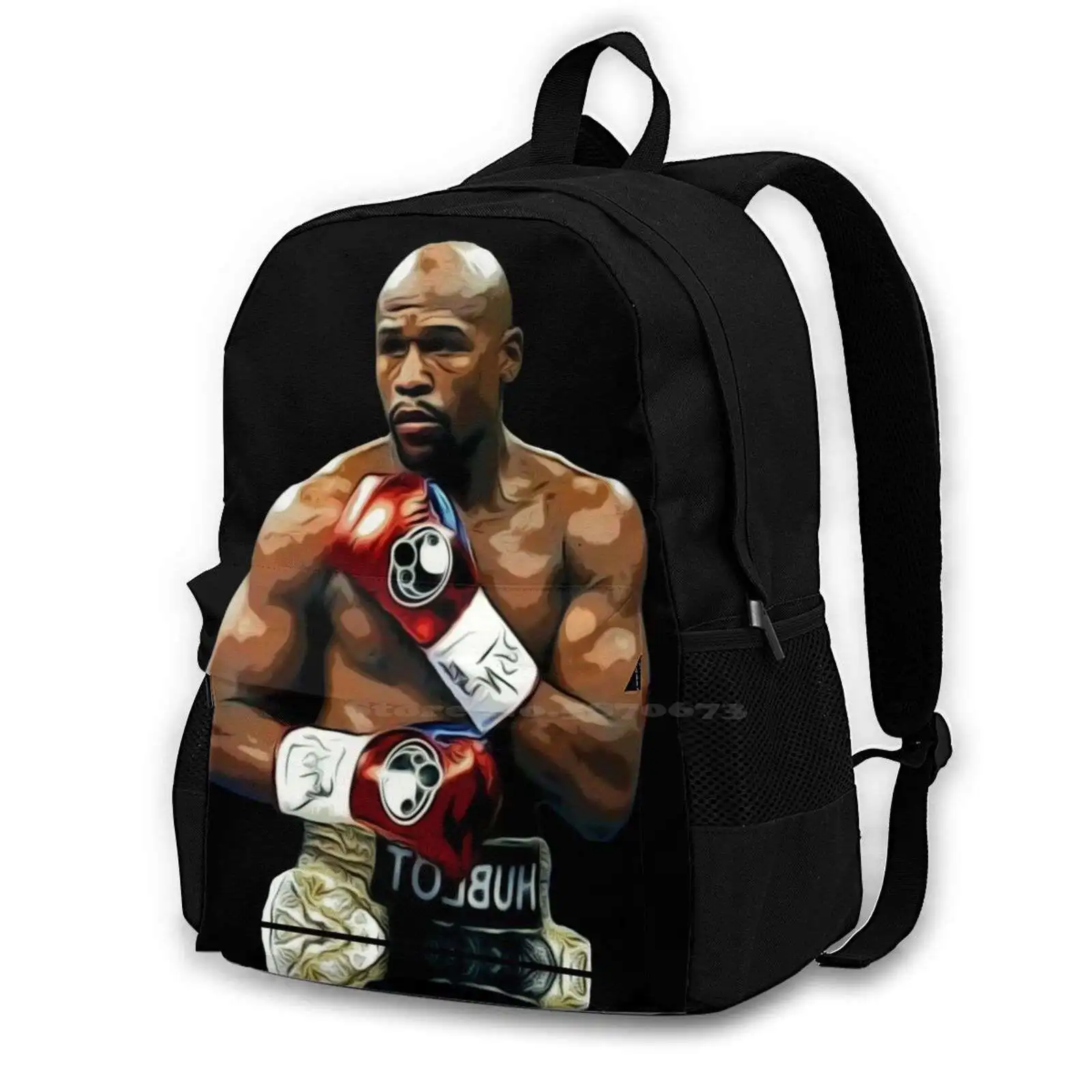

Boxing Legend Money Backpacks For Men Women Teenagers Girls Bags Boxing Mayweather Floyd Boxer Sports Fight Heavyweight Legend
