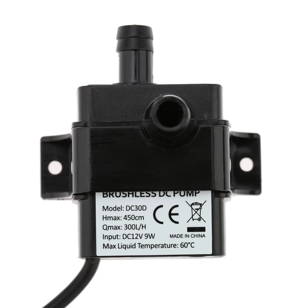 Новый ультра-тихий мини 12В 9 Вт микро Бесщеточный Водяной масляный насос