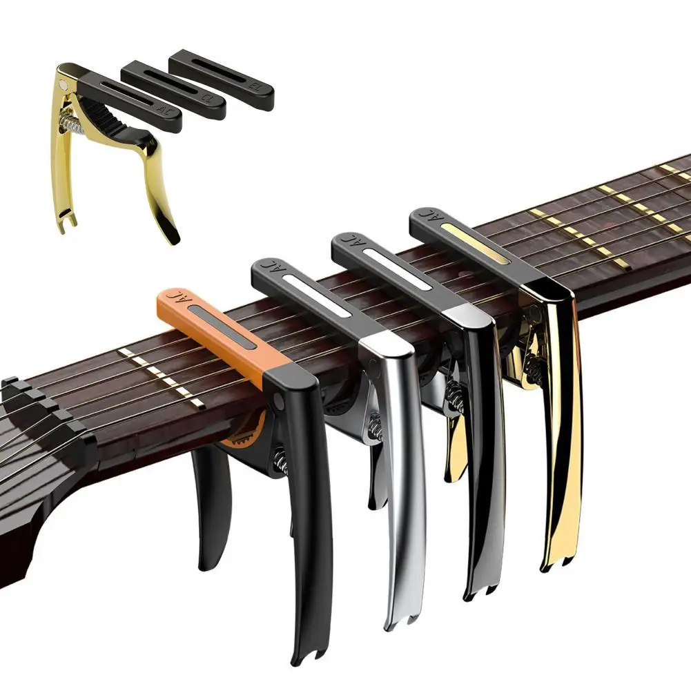 

Universal Multifunctional Music Instrument Guitar Capo Zinc Alloy Guitar Capo Smooth Surface for Classical Guitars