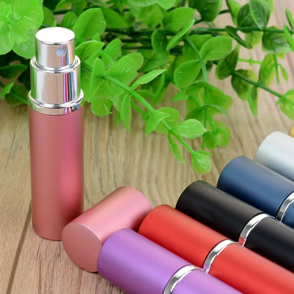 5 мл мини портативный алюминиевый многоразовый флакон для духов с распылителем