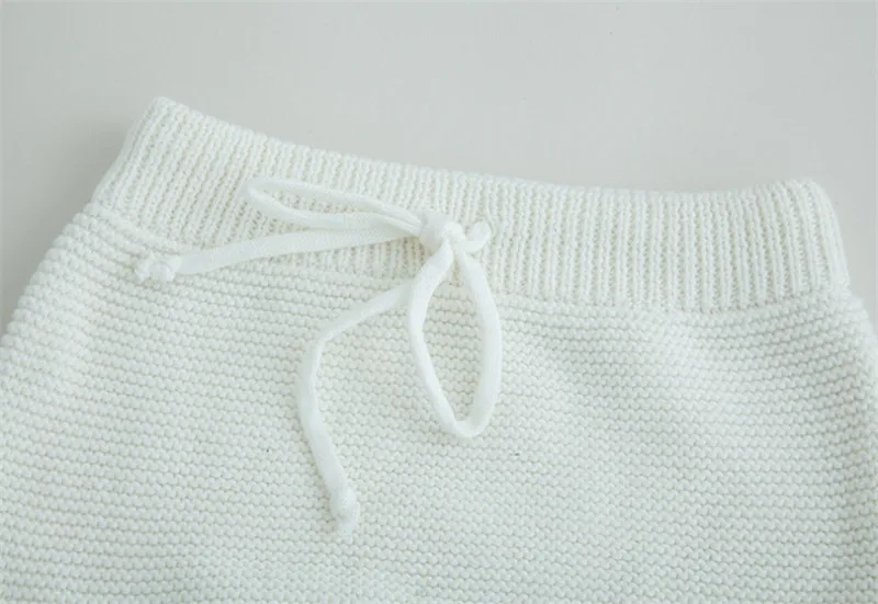 Детские трикотажные шорты pudcoco из двух предметов на осень и зиму с длинным