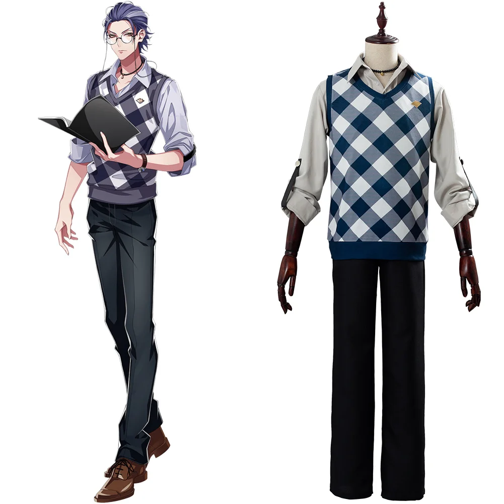 Отдел рэп битва DRB гипноз микрофон Косплэй Rosho Tsutsujimori мудрость костюм способный