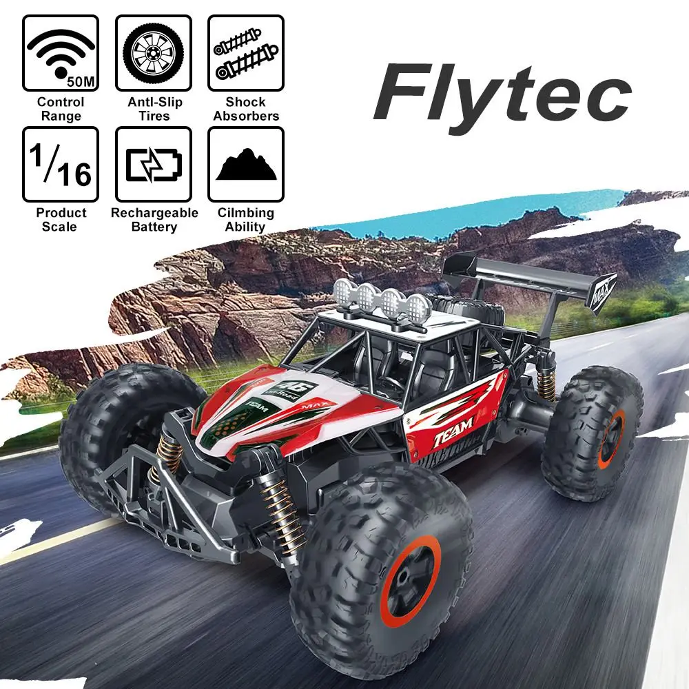 Flytec 6029 RC автомобиль 1/16 2,4G пульт дистанционного управления RWD гоночный высокоскоростной Электрический внедорожный автомобиль RTR модель для детей игрушки