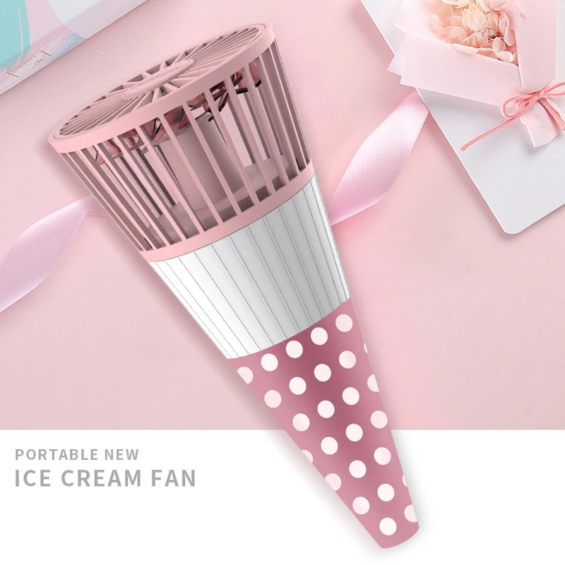 Вентилятор для мороженого портативный USB Перезаряжаемый ленивый вентилятор