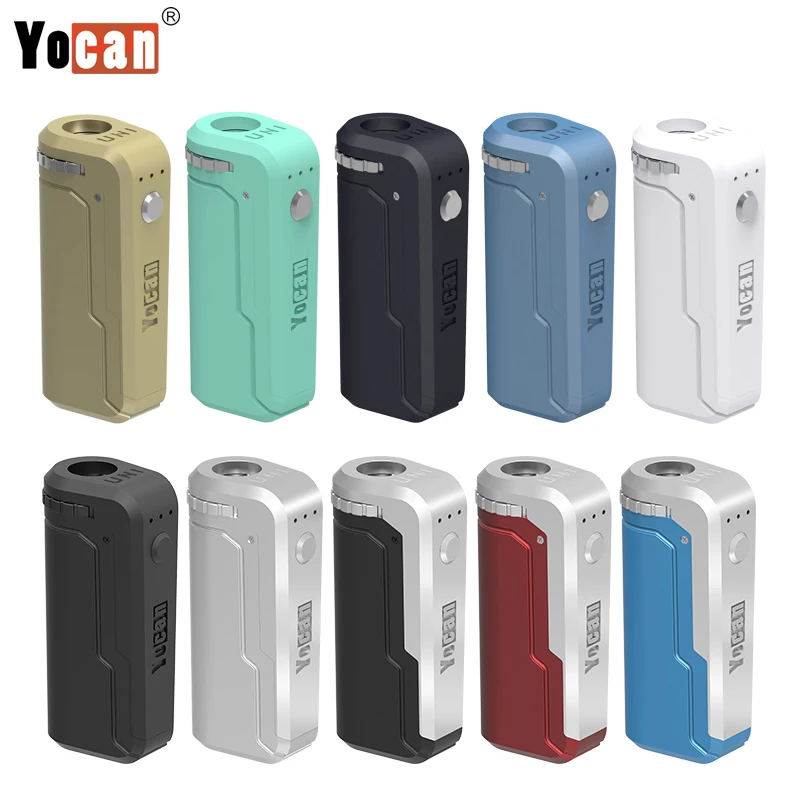 Yocan UNI Box Mod встроенный аккумулятор 650 мАч с регулируемой высотой 510 с резьбой электронная сигарета Vape испаритель
