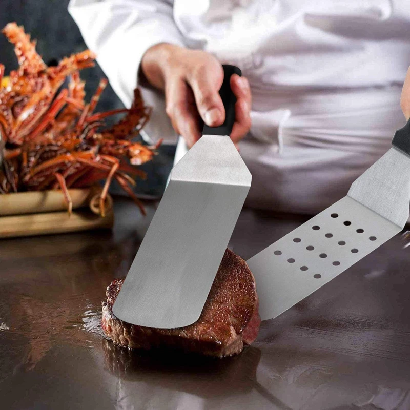 Набор инструментов для гриля 6 шт. профессиональный гриль шпатель и скребок набор