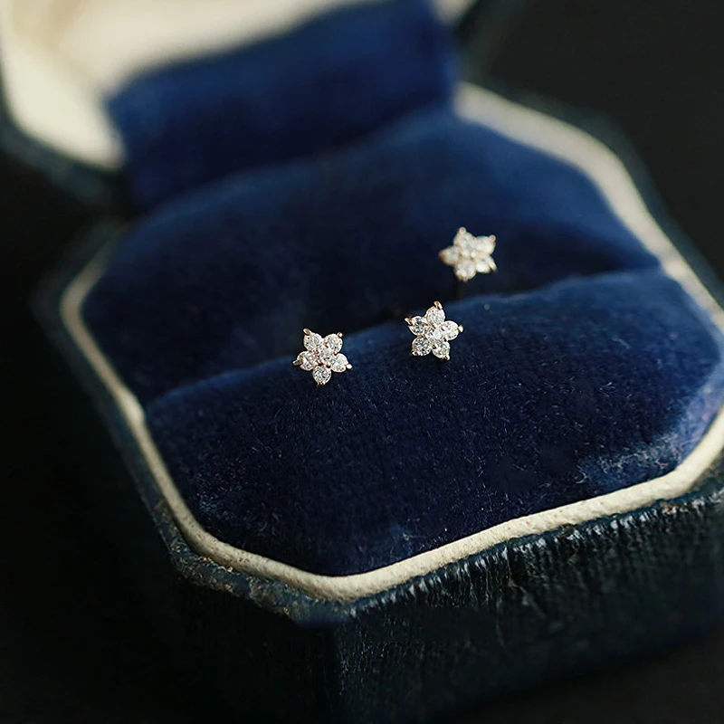 Рисунок 2 - Женские серьги-гвоздики из серебра 925 пробы