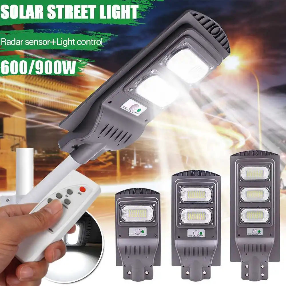 

Уличная лампа на солнечной батарее, 300/600/900 Вт