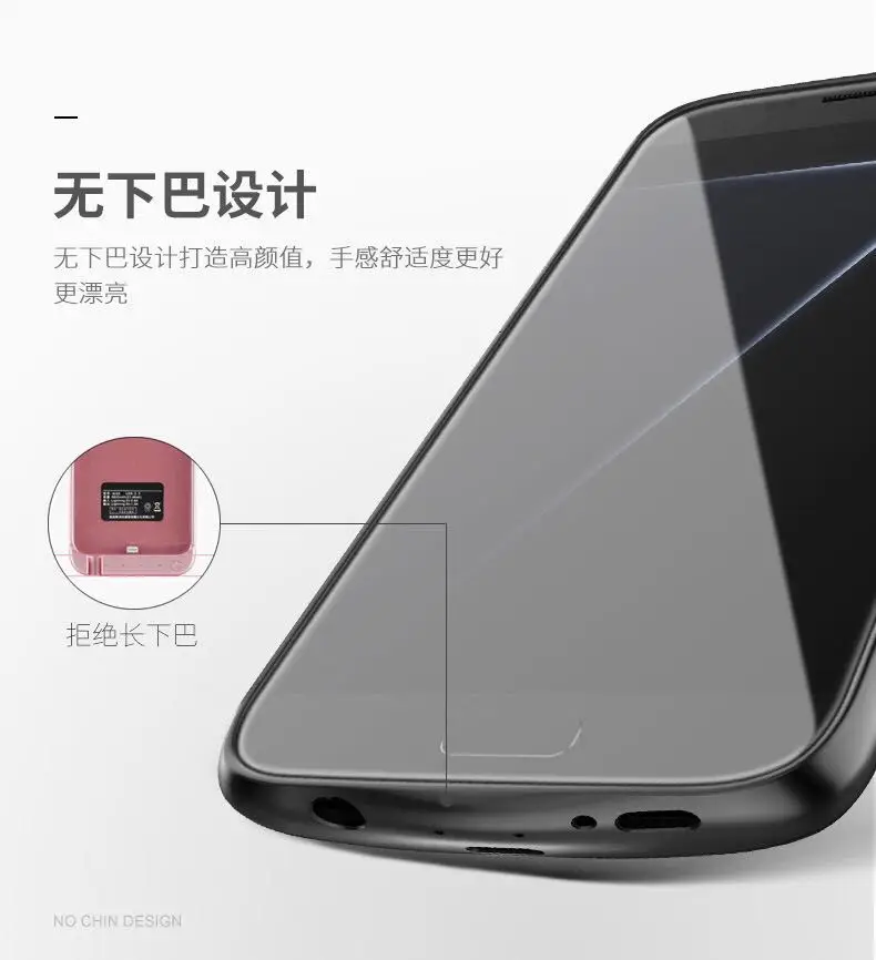 4700 мАч/5000 мАч зарядное устройство чехол для samsung S7 S7 edge резервного копирования Внешний аккумулятор PowerBank для Galaxy S7 портативный корпус для зарядного устройства