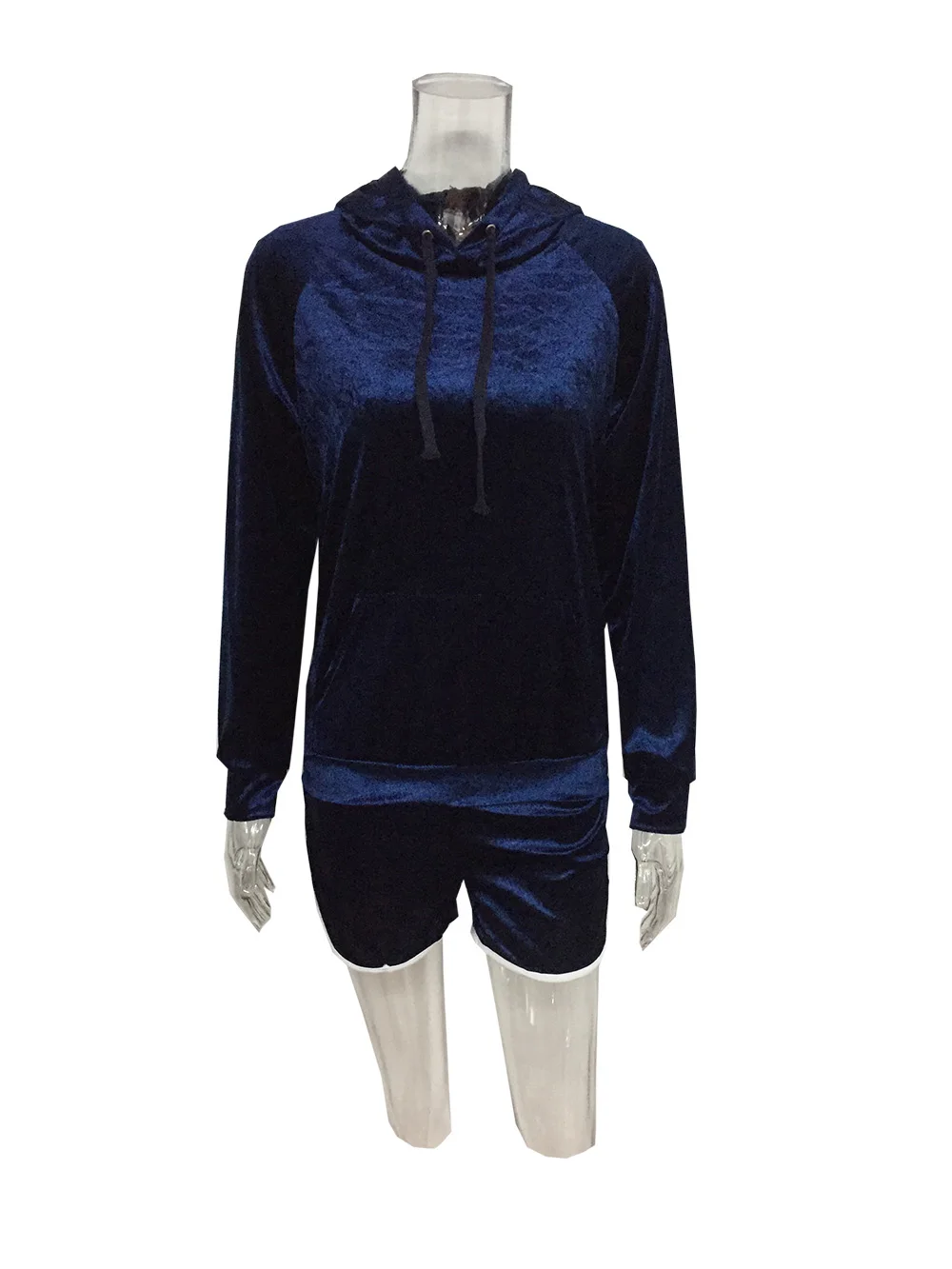 

Elegant hooded shorts Suit Set 2019 Women Tracksuit Two-piece Sport Style Outfit Jogging Sweatshirt Fitness Lounge Sportwear