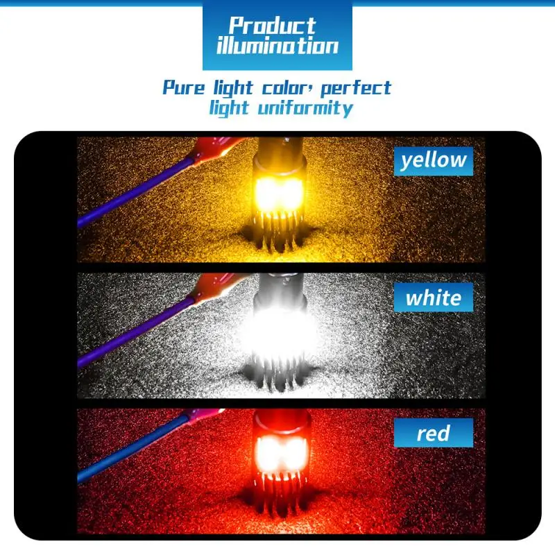 Автомобильные светодиодные стоп-сигналы 1156 1157 T20 T25 3030 12LED 6500K для поворота и заднего хода в автомобилях BMW E60 F30 Golf 7 4 Focus 2.