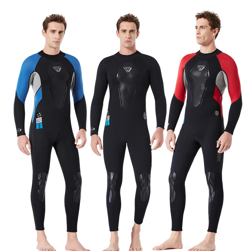 Fullbody Men 3mm Neoprene Wetsuit Surfing Swimming Diving Sailing Clothing Scuba Snorkeling Cold Water Triathlon Wet Suit Dive