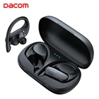 TWS наушники DACOM Athlete L19 Pro, Bluetooth наушники, настоящие Беспроводные стереонаушники, IPX5, спортивные наушники-вкладыши с басами, крючок для Xiaomi, iPhone
