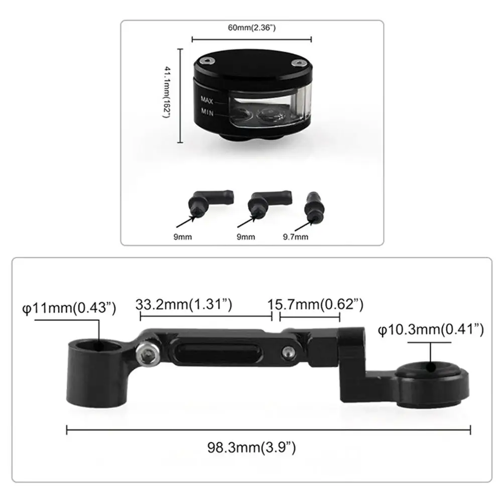 Универсальный мотоцикл тормозной бак сцепления цилиндр жидкости масляный