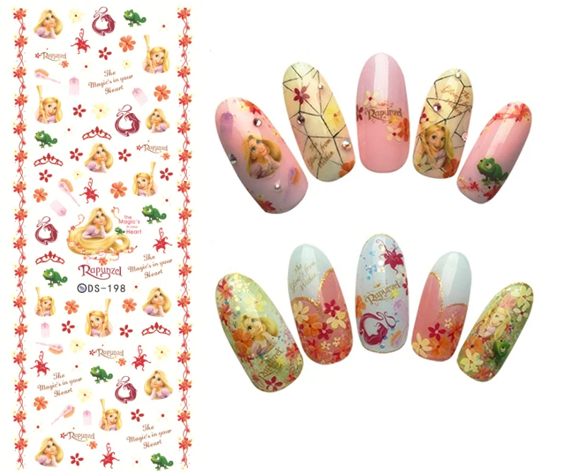 Для девочек с изображением мультипликационных персонажей! Лак для ногтей