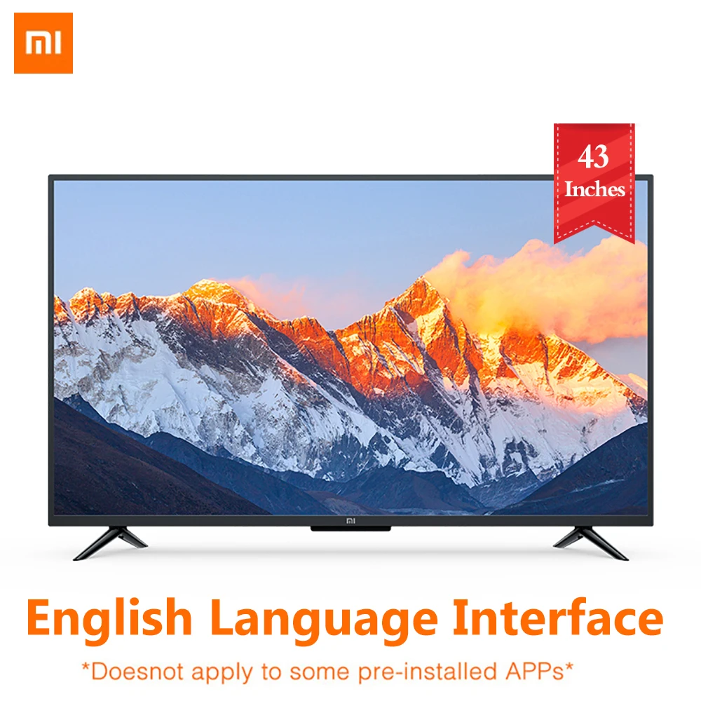 Xiaomi tv 4A 43 дюйма молодежное издание 1080P 64 бит четырехъядерный процессор 1 ГБ 8