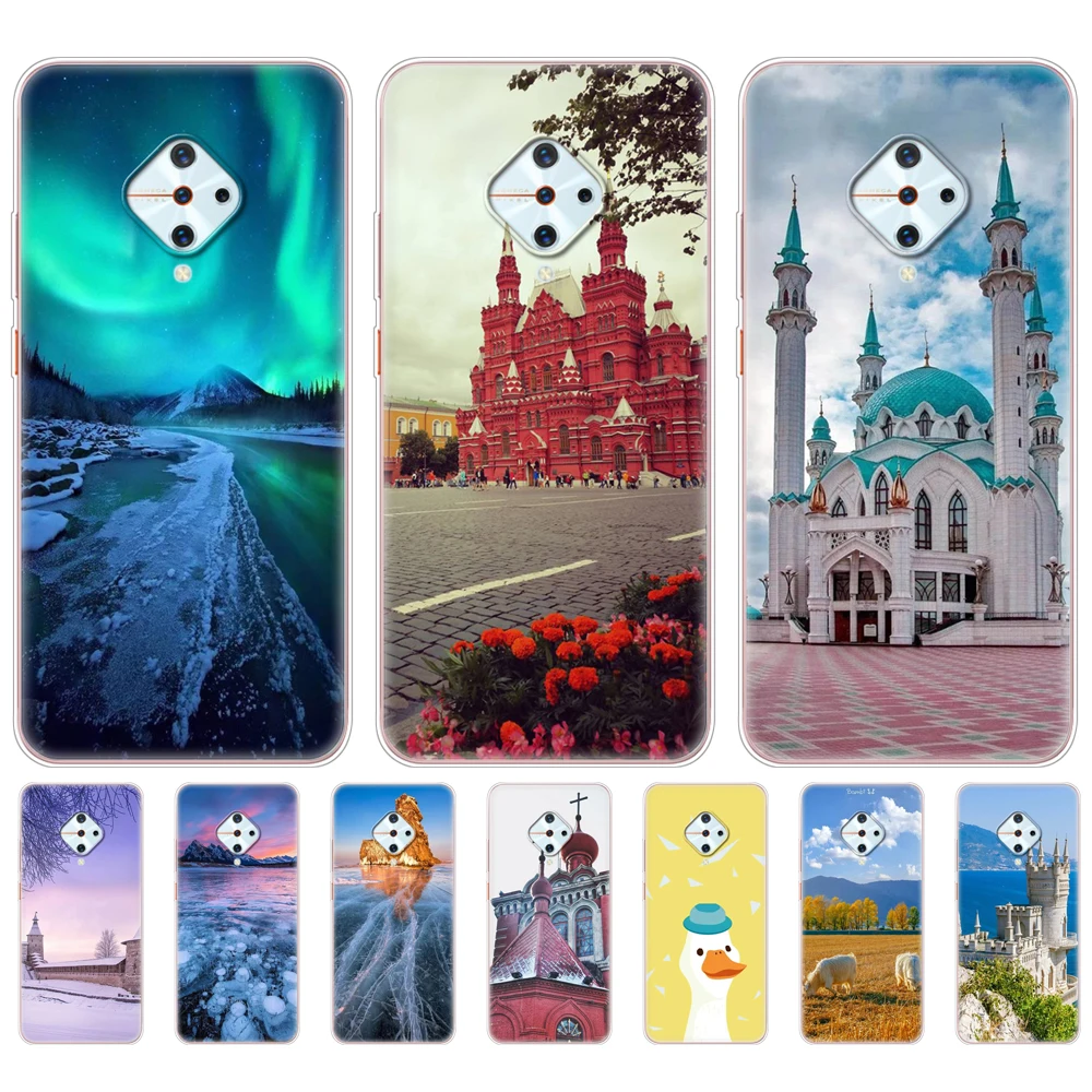 

For VIVO V17 Phone Case on Vivo V17 Neo V 17 V17Neo VIVOV17 Cover Silicon Soft TPU Back Coque Protective 6.38 Inch Shell