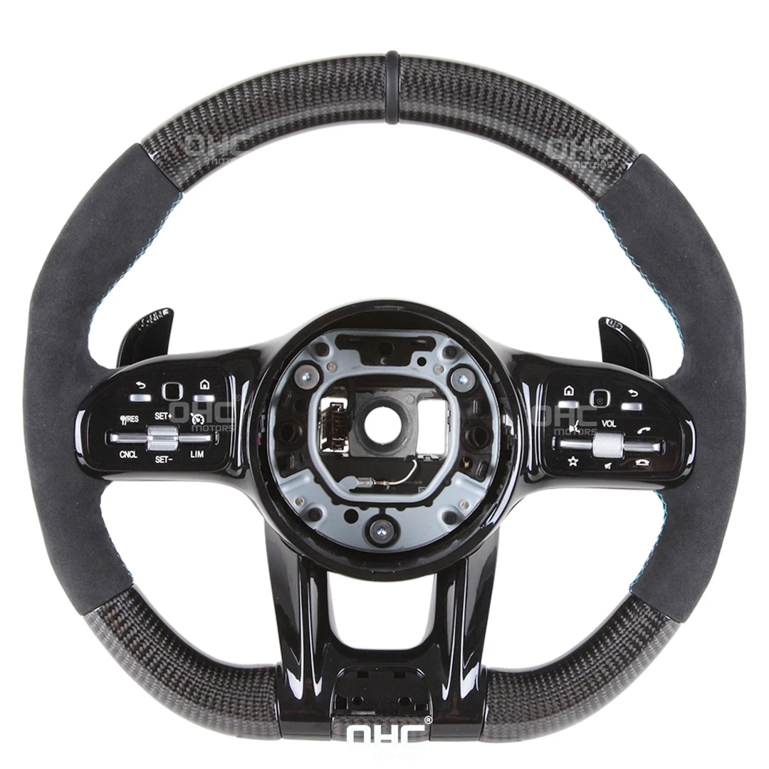 

100% Genuine Carbon Fiber Steering Wheel Compatible for Mercedes Benz AMG